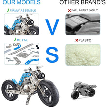 Metal Bike Creative Mechanical Construction Engineering Kit 140 Part Bike Tool