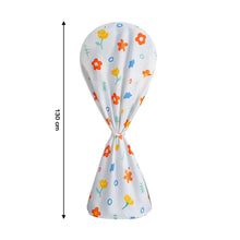 Flower-Printed Fan Cover - 1 Pc, 130x26 Cm
