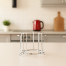 SS Round Glass Stand used for holding sensitive glasses