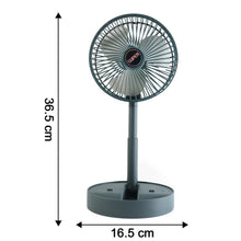 Rechargeable Desktop Table Fan Mobile Phone Holder (1 Pc)