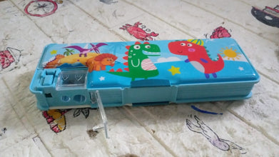 Plastic Multipurpose Compass Box (1 Pc, Mix Design)